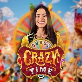 Crazy Time logo by Evolution at Coin CasinoCrazy Time